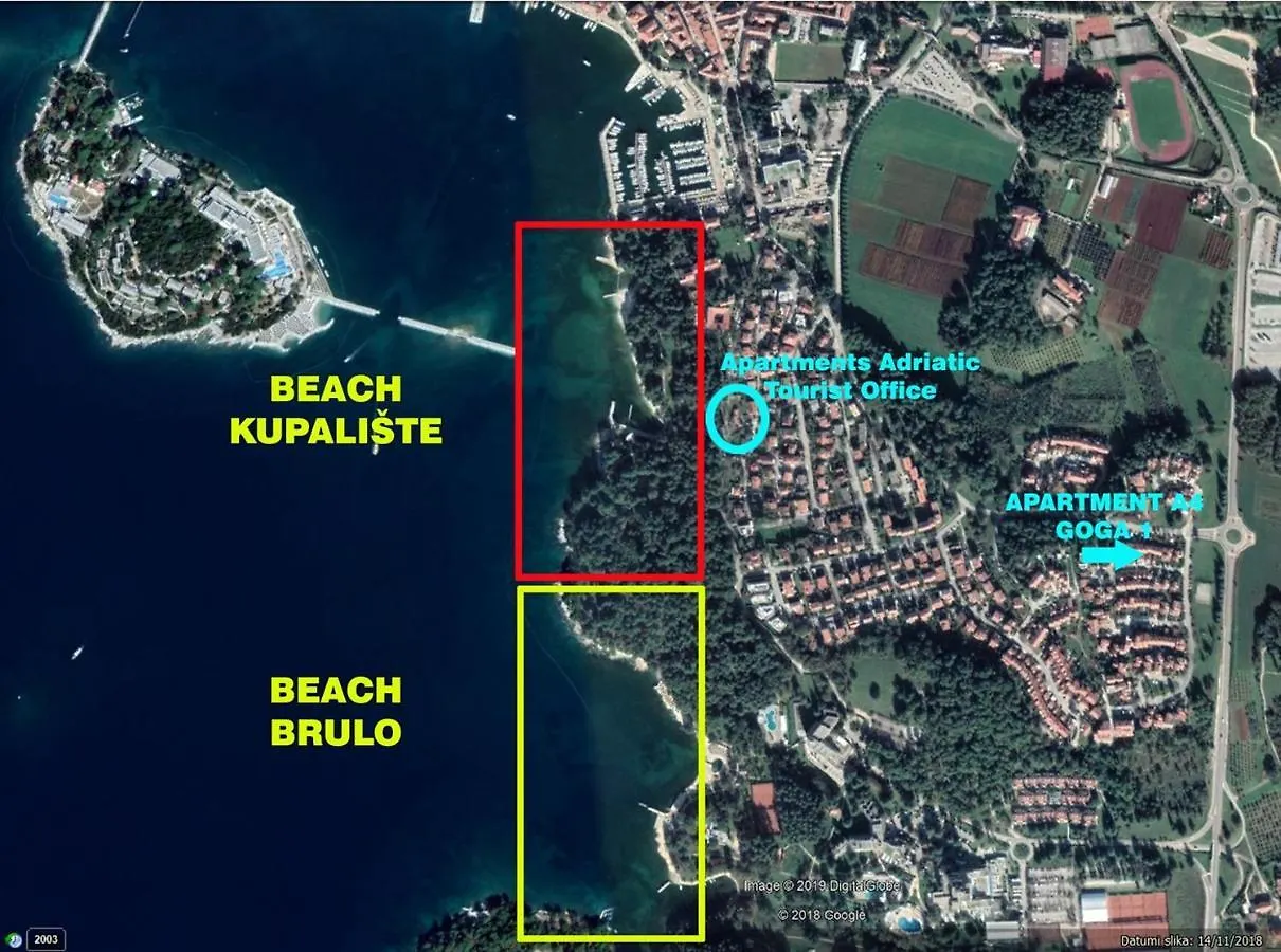 A4 Goga 1 Two Bedroom Apartment Near The Beach And The Sea Poreč